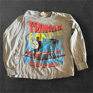 Y2K 2003 Thomas the Tank Engine Long Sleeve Tee Size 7